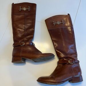 Tory Burch size 8.5 brown riding boot